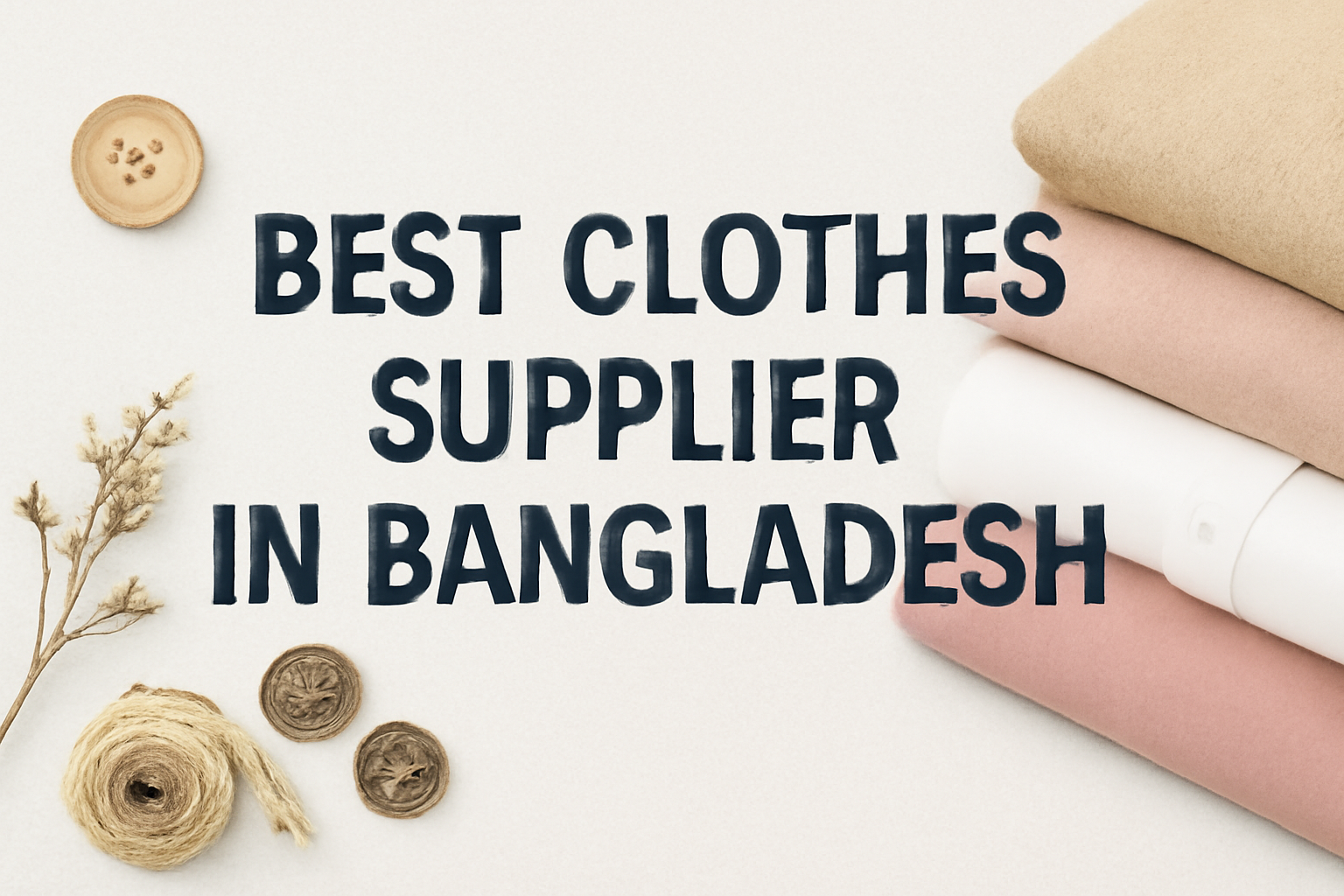 Best Clothes Supplier in Bangladesh